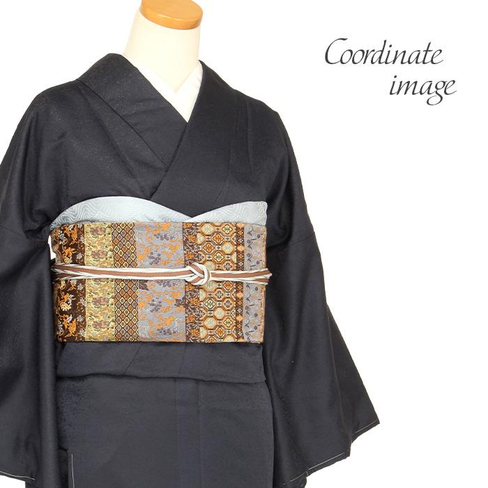 半幅帯 正絹 帯 半巾帯 普段用 茶 橙 青 黄緑 SALE 爆買の画像