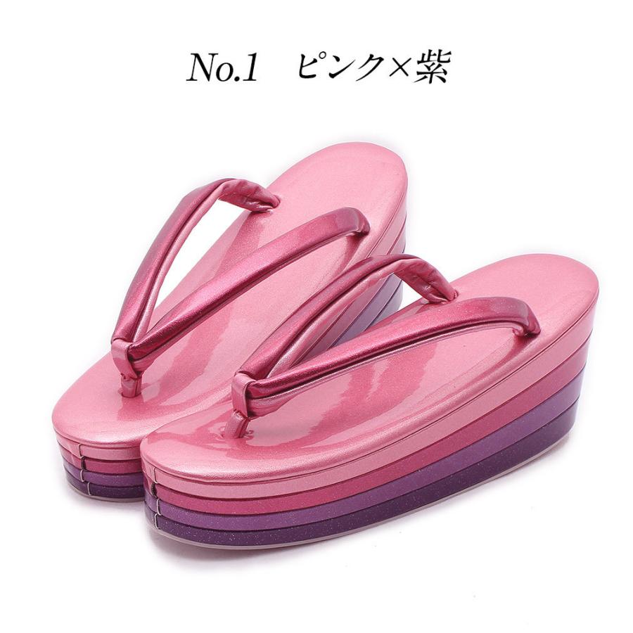 Kisste 成人式 振袖 草履 厚底 S M L フリーサイズ ピンク オレンジ 黒 