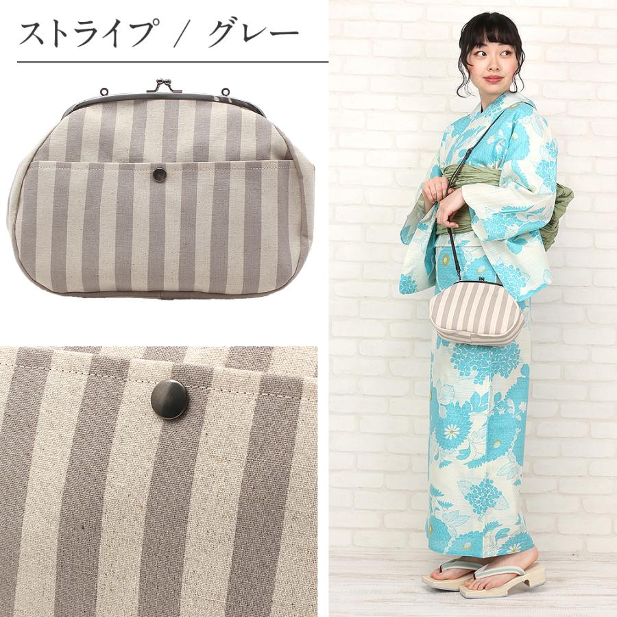 Kisste（キステ） バッグ 着物 和装 カジュアル がま口 3way 8種類