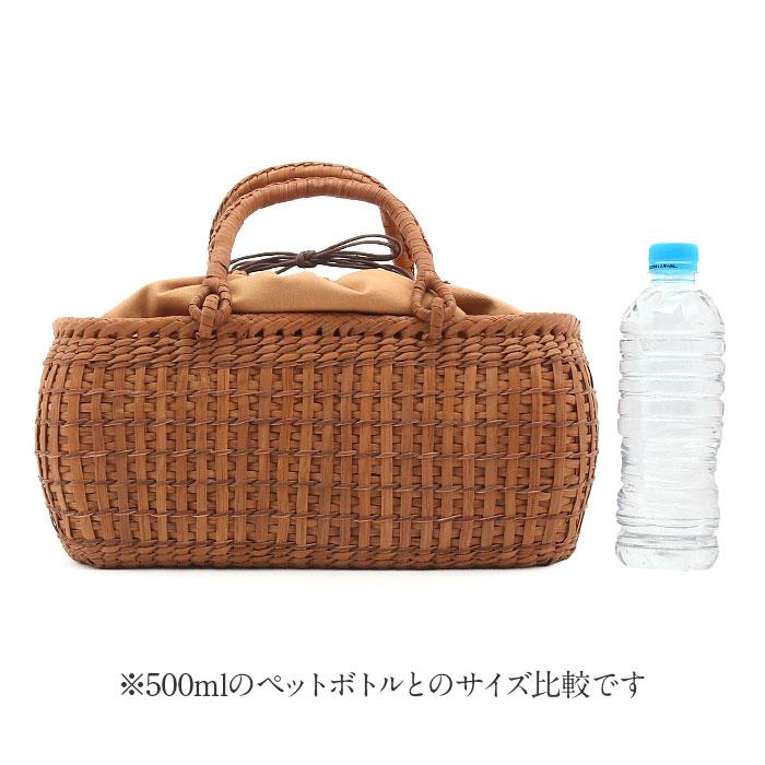 Kisste（キステ） 山葡萄 かごバッグ 山葡萄かごバッグ 巾着 二重編み