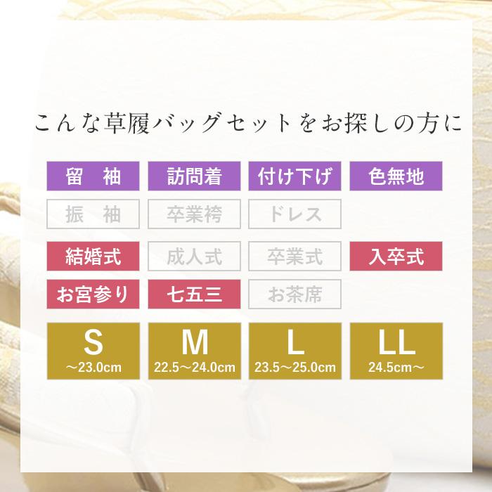 ≪特別価格≫ 草履バッグセット 留袖 訪問着 S SALE 爆買の画像