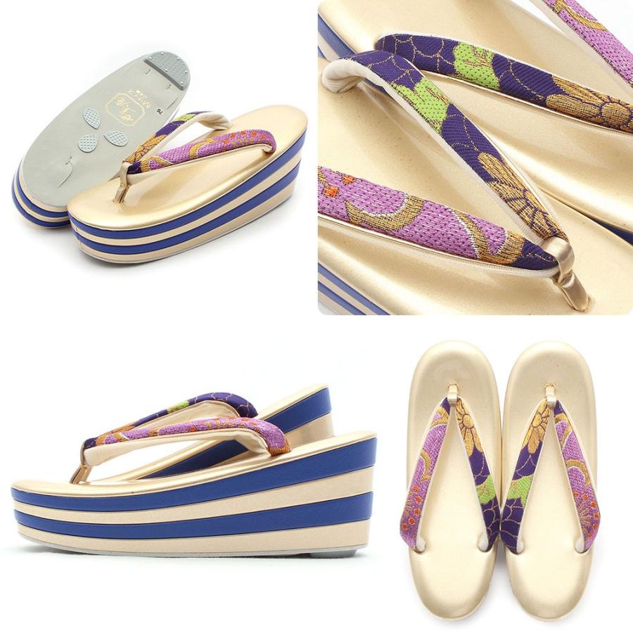 Kisste（キステ） 草履バッグセット 成人式 振袖 厚底 M L