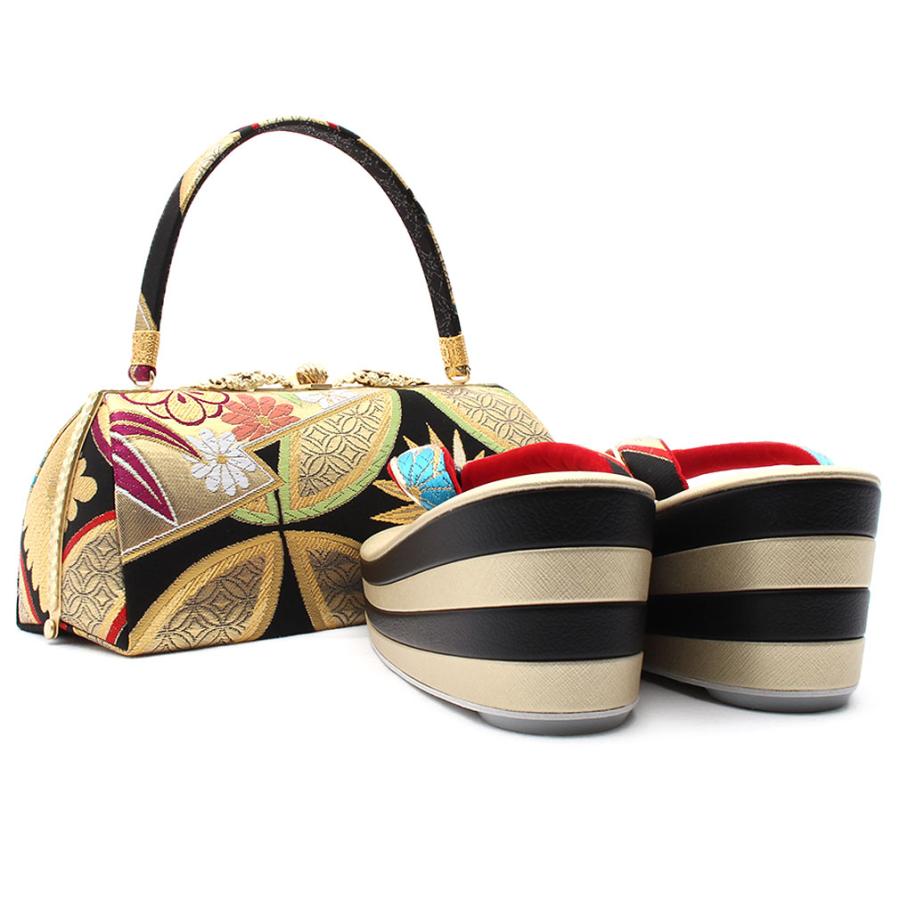 Kisste（キステ） 草履バッグセット 成人式 振袖 厚底 世美庵 M L