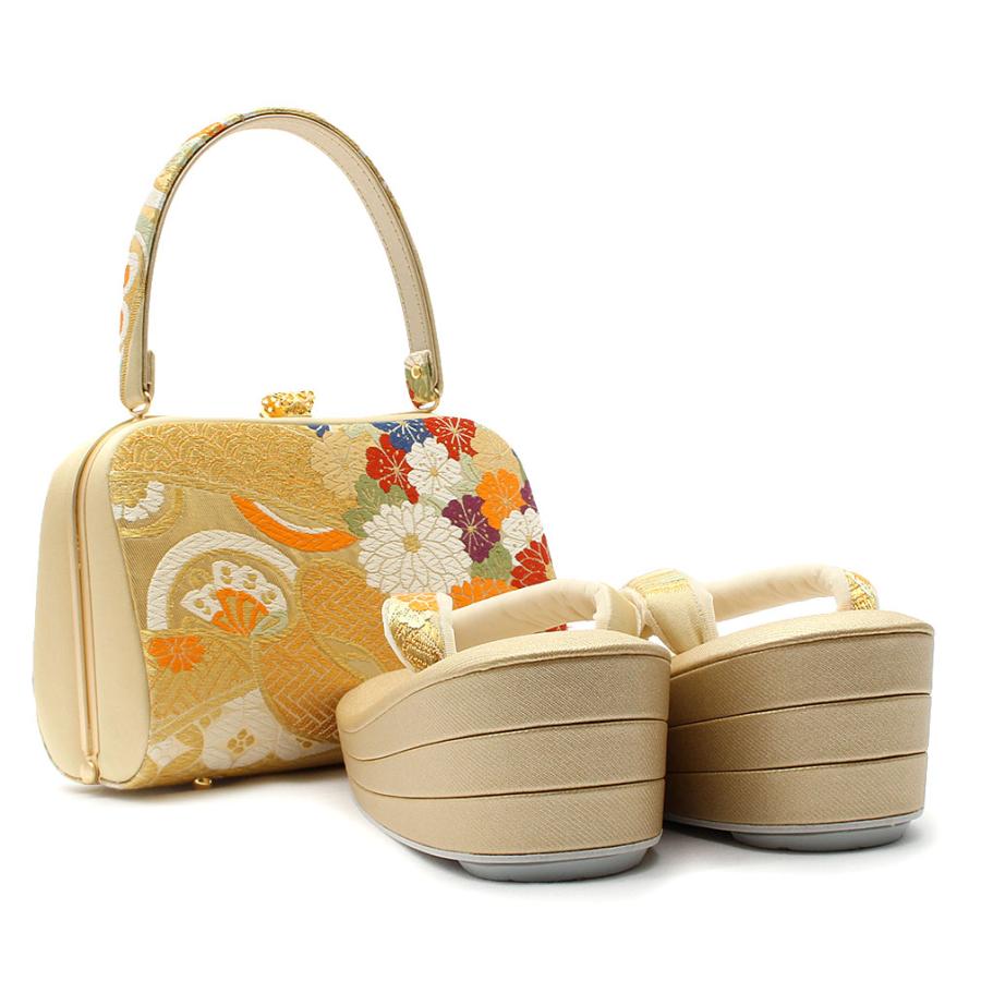 Kisste 草履バッグセット 成人式 振袖 紗織 沙織 S M L LL