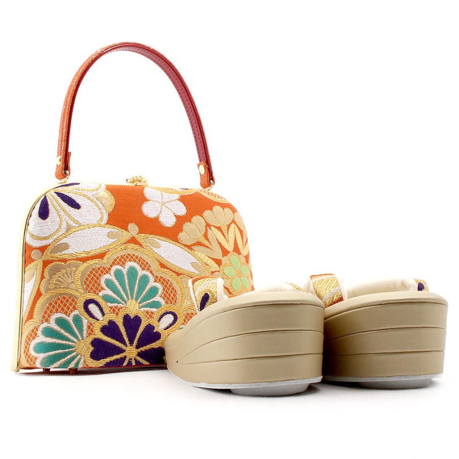 Kisste（キステ） 草履バッグセット 成人式 振袖 L フリーサイズ