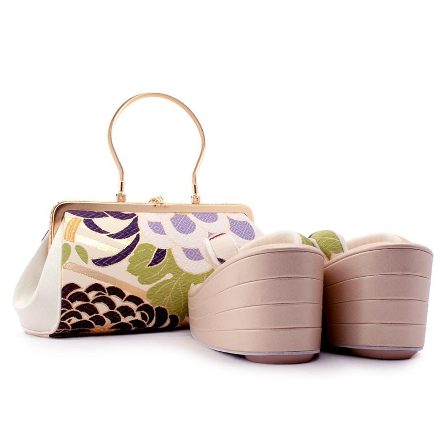 Kisste（キステ） 草履バッグセット 成人式 振袖 厚底 S M L