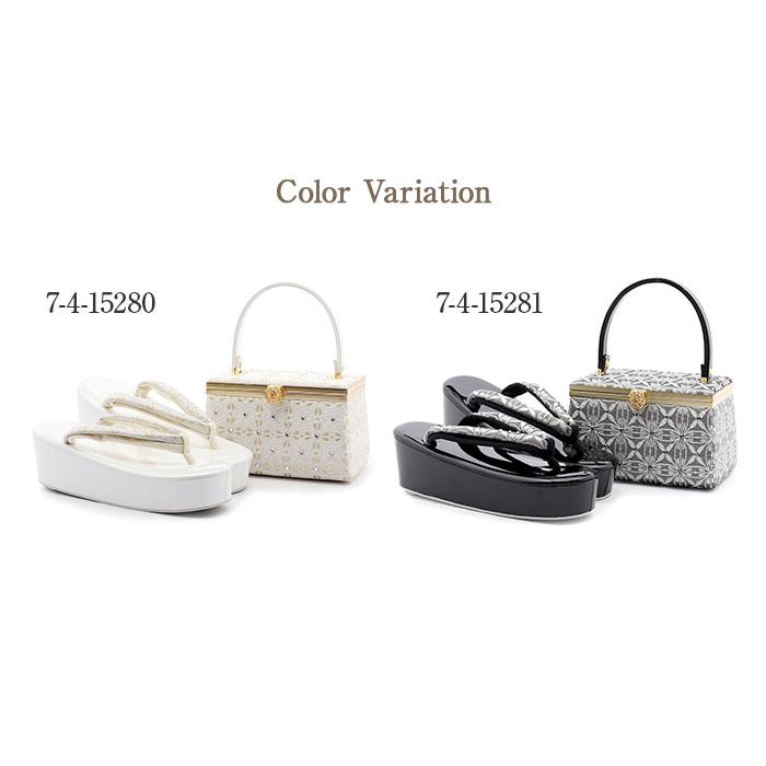 Kisste（キステ） 草履バッグセット 成人式 振袖 厚底 フリーサイズ