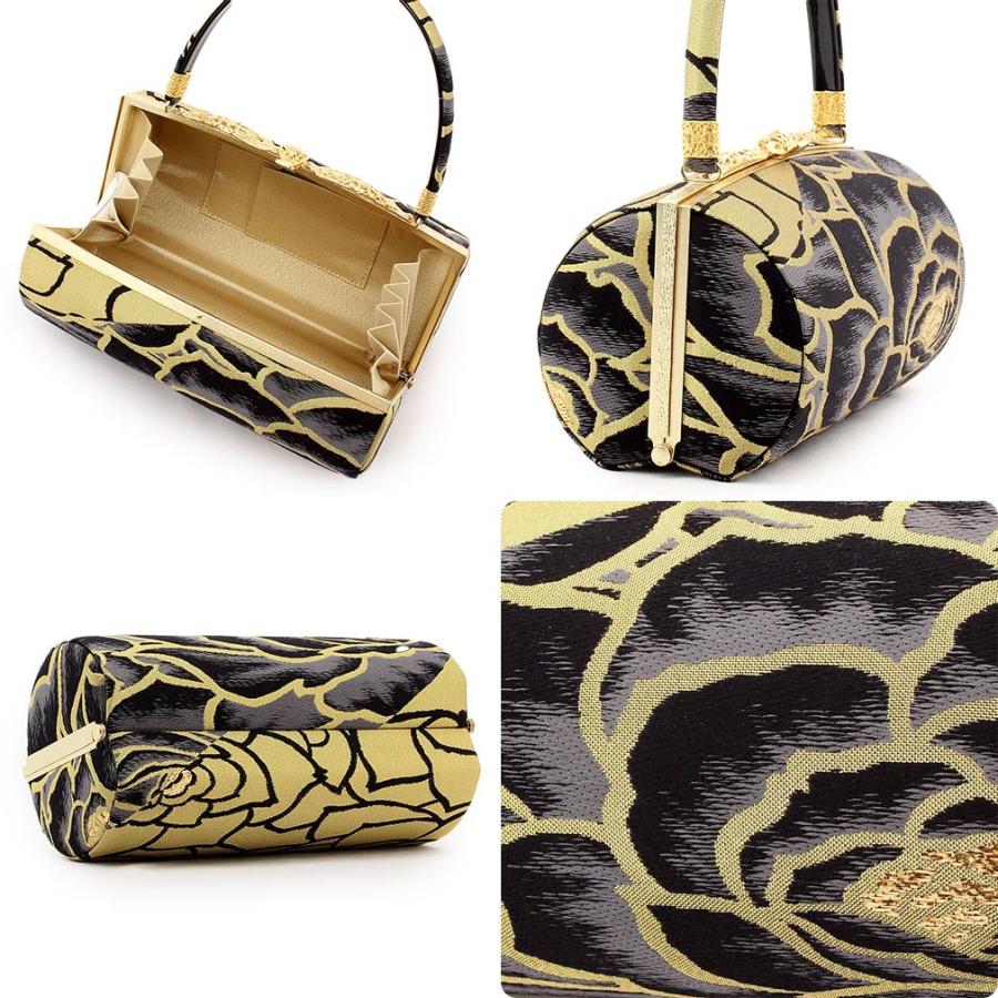 【美品】和装 草履バッグセット　厚底草履高級ベロア黒バッグ　振袖　成人式卒業式 楽天市場】≪◇ポイント3倍◇≫ 振袖 草履 バッグ セット 成人式