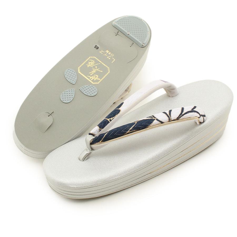 新品未使用　世美庵　和装用バッグ 草履セット 白　金　銀　結婚式　成人式 Kisste 草履バッグセット 成人式 振袖 世美庵 L フリーサイズ 白