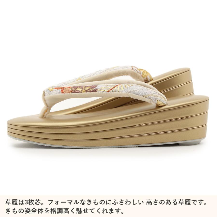 草履バッグセット 留袖 訪問着 彩小径 Mサイズ SALE 爆買の画像