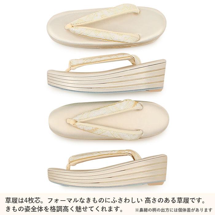 Kisste（キステ） 草履バッグセット 留袖用 訪問着用 彩小径 フリー