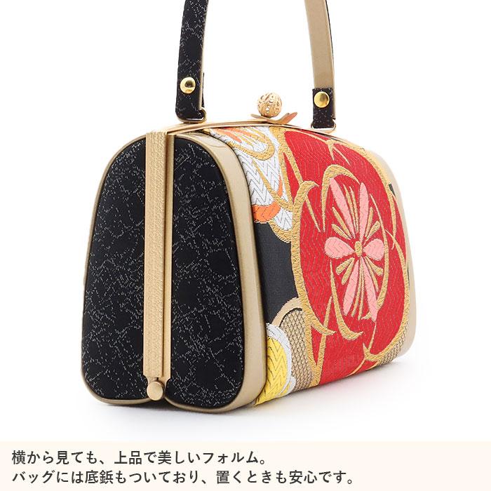 Kisste（キステ） 草履バッグセット 成人式 振袖用 成人用 sq M 赤 黒