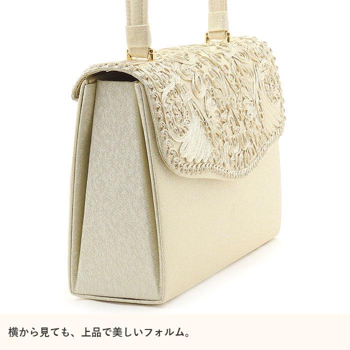 Kisste（キステ） 草履バッグセット 留袖用 訪問着用 草履バッグ 白梅