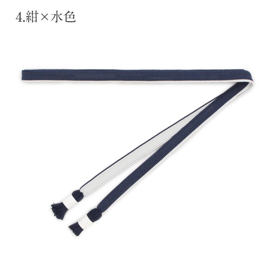 帯締め クリーム 緑 赤 紺 紫 生成り 水色 グレー 茶 黒 臙脂 白 伊賀くみひも 正絹_17