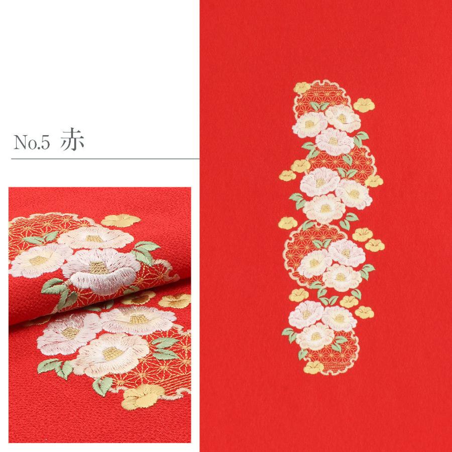 504aj2重ね衿,帯揚げ,帯締め◎振袖＆袋帯 金彩 金駒刺繍 菊 成人式 豪華花柄 新品刺繍半衿 正絹振袖 赤帯あげ付 袋帯 黒 ブラック