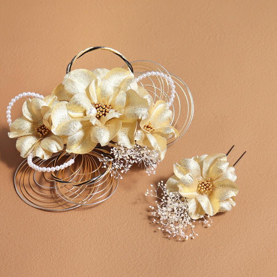 Kisste（キステ） 成人式 振袖 髪飾り 成人式髪飾り 振袖髪飾り 袴 2点