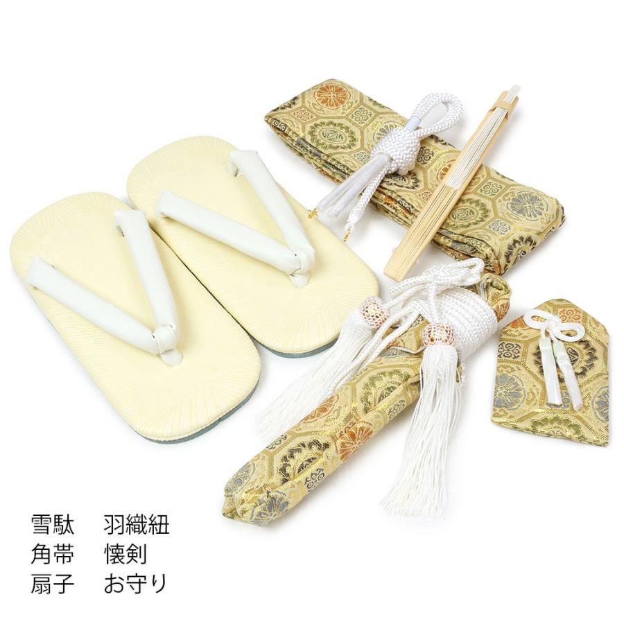 Kisste（キステ） 七五三 着物 袴 セット 10点 男の子 5歳 黒 金色 鷹