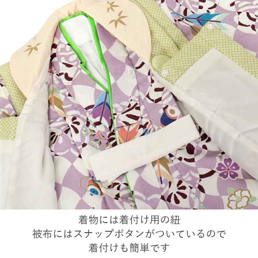 Kisste（キステ） 七五三 着物 3歳 男の子 被布セット 販売 6点 全2色