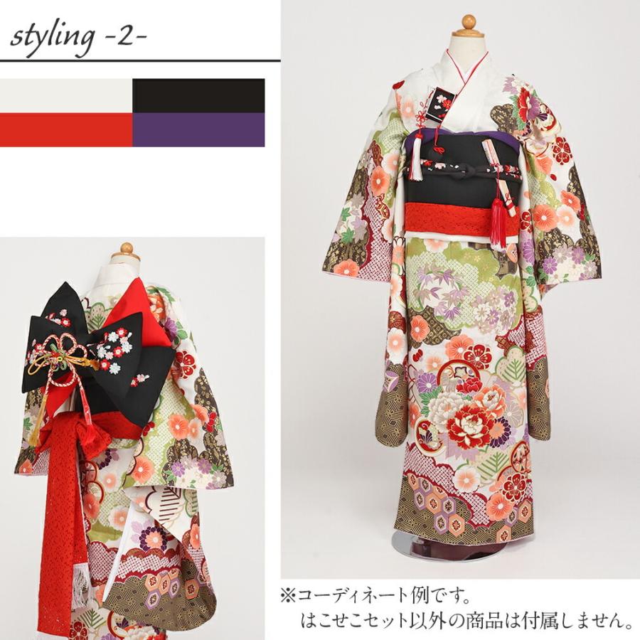 ≪半期決算！MAX10％OFF≫ 七五三 7歳 小物 セット 女の子 はこせこ 21c｜kimono-kisste｜11