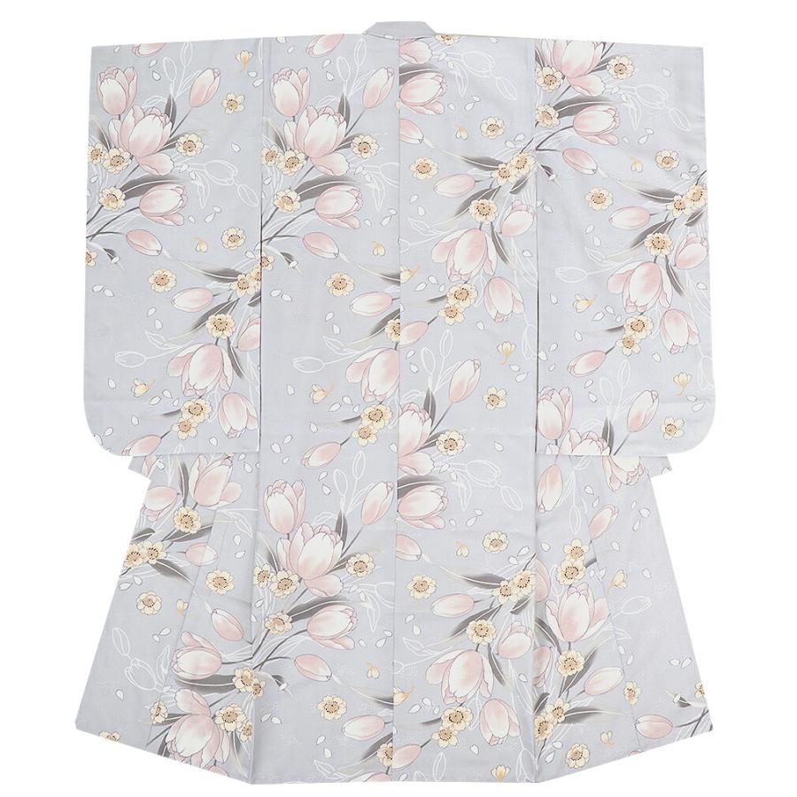 七五三　女の子 Kisste 七五三 着物 7歳 女の子 四つ身 3点セット bonheur