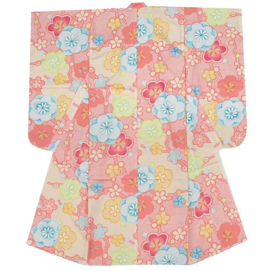 Kisste（キステ） 七五三 四つ身着物3点セット 着物+長襦袢+重ね衿 薄