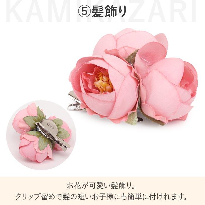 七五三 着物 3歳 三歳 女の子 販売 被布セット 7点セット 朱赤 レッド 白 鞠 毬 桜 被布 着物 襦袢 重ね衿 草履 髪飾り 巾着 フルセットの画像