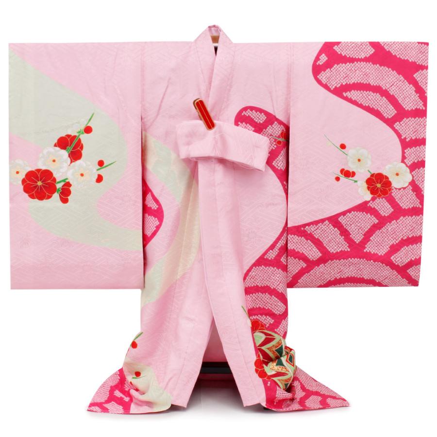 Kisste お宮参り 着物 女の子 服装 赤ちゃん 産着 掛け着 祝い着