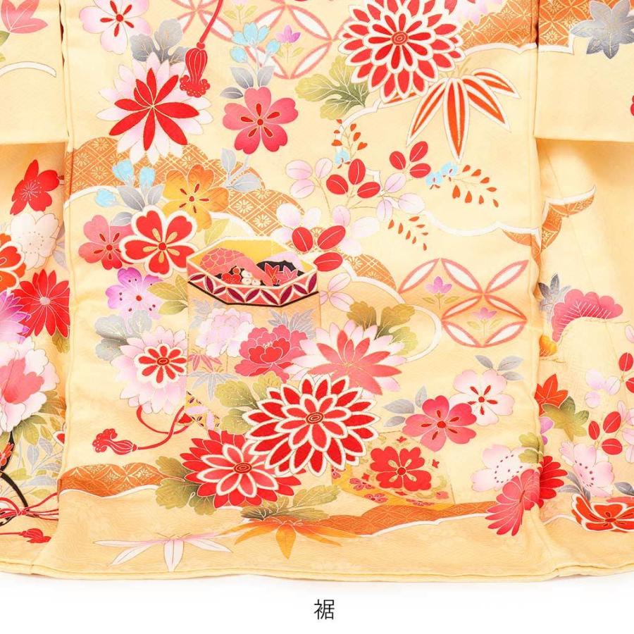 お宮参り 着物 初着 女の子 掛け着 服装 桜 淡黄 牡丹 産着 祝い着 菊 藤 赤ちゃん 最大10 Offクーポン 女の子