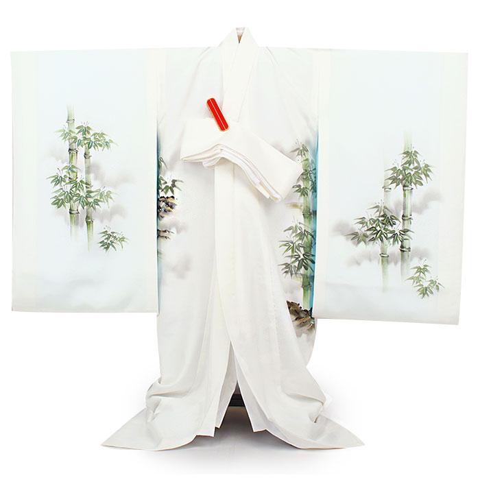 Kisste（キステ） お宮参り 着物 男の子 産着 白 虎 彪 寅 竹 瀧 滝