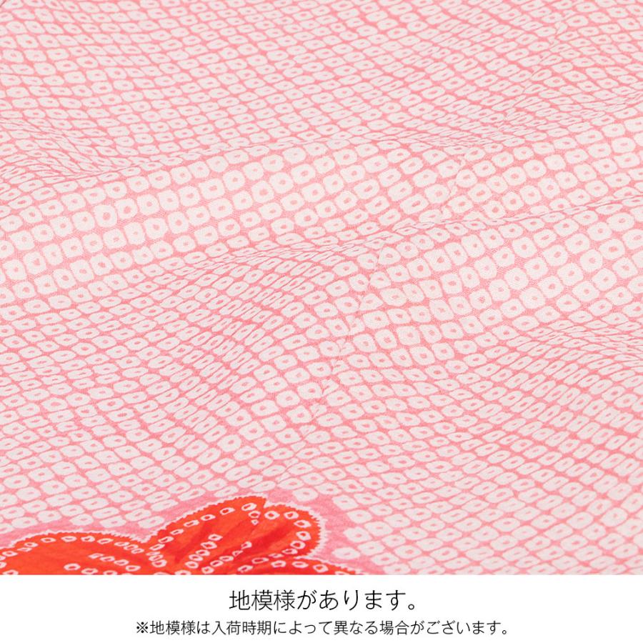 【中古品 】 お宮参り 着物 女の子 服装 赤ちゃん 産着 掛け着 祝い着 初着 赤 桃 鈴 牡丹 正絹 【KUE1006904846】(35792円)