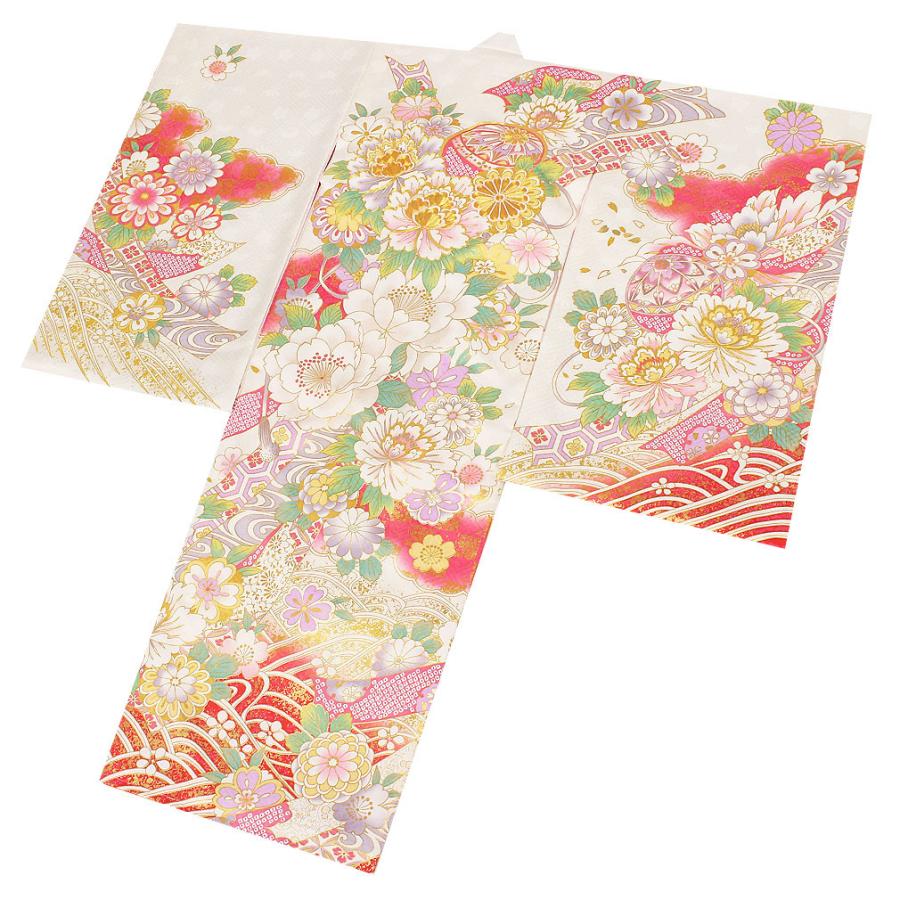 新品正絹産着（お祝着）最高級京友禅伝統染　豪華刺繍四季花祝い毬王朝扇面雪輪文 楽天市場】お宮参り 着物 女の子 絹 正絹 掛け着 産着 水色