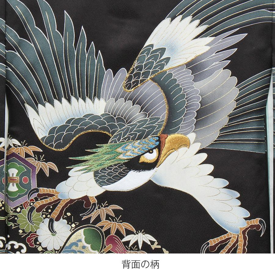 新品（純古典仕様）お宮参り 産着 祝着　京友禅工芸染　大鷹大将兜小槌図豪華祝い文 新品（純古典仕様）お宮参り 産着 祝着 京友禅工芸染 大鷹大将兜