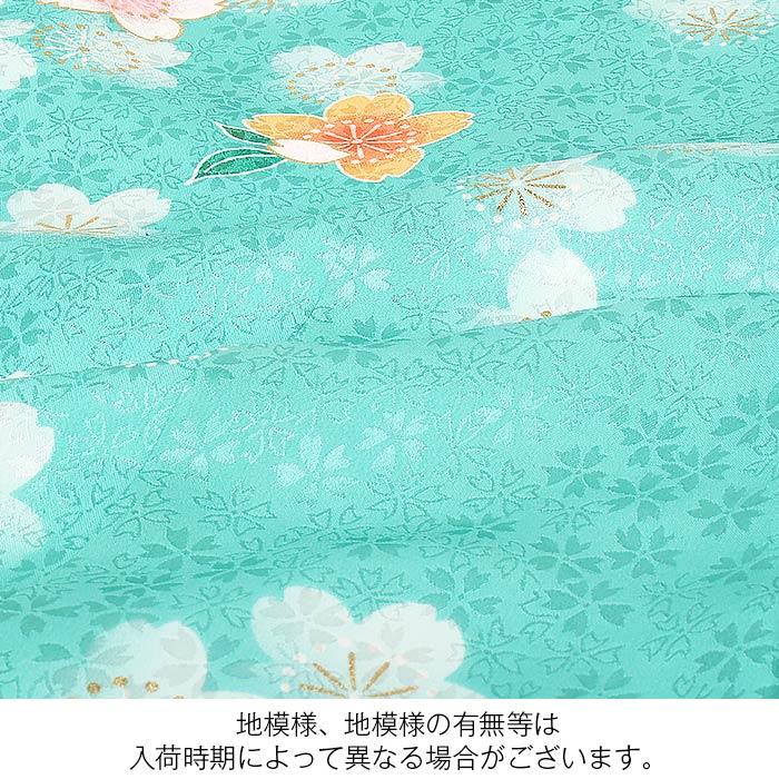 Kisste（キステ） お宮参り 着物 女の子 産着 緑 鞠 桜 梅 鹿の子 正絹 