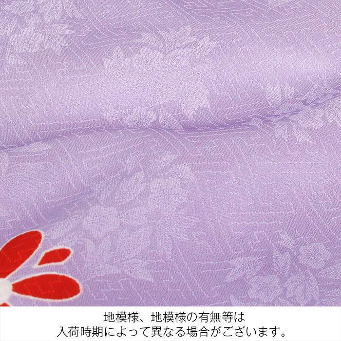 Kisste（キステ） お宮参り 着物 女の子 産着 紫 菊 松 松唐草 亀甲