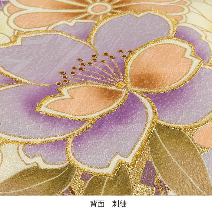 新品未使用 日本製 正絹 刺繍入り お宮参り 着物 産着 祝着 紫地 たとう紙付 新品未使用 日本製 正絹 刺繍入り お宮参り 着物 産着 祝着 紫地