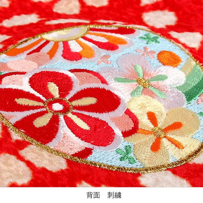 新品正絹産着女の子（祝着）高級京友禅伝統特選染分け鹿の子染入り☆豪華四季花毬桜文 楽天市場】《ポイント3倍》お宮参り 着物 女の子 絹 正絹 掛け着