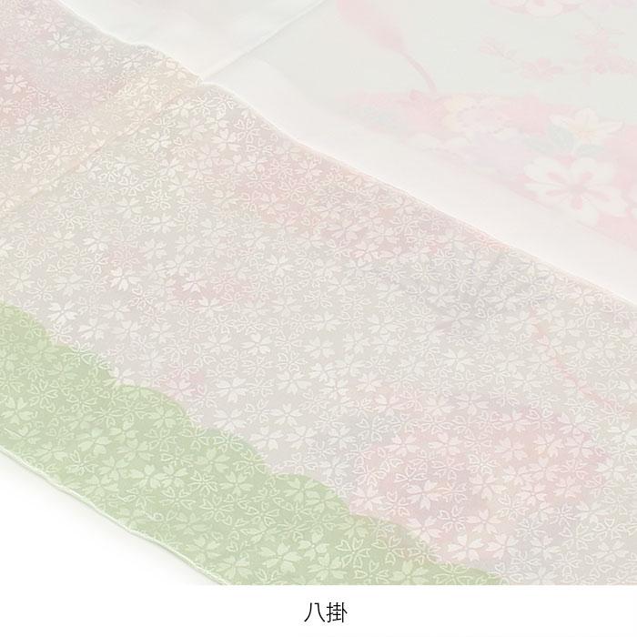 付け下げ 刺繍 紋意匠 椿 桔梗 撫子 菊 正絹 反物 4f3dfdf94a18c23cf7012462e5887d