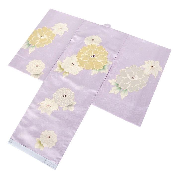 Kisste お宮参り 着物 女の子 産着 薄紫 吉祥花 正絹 吉澤の友禅