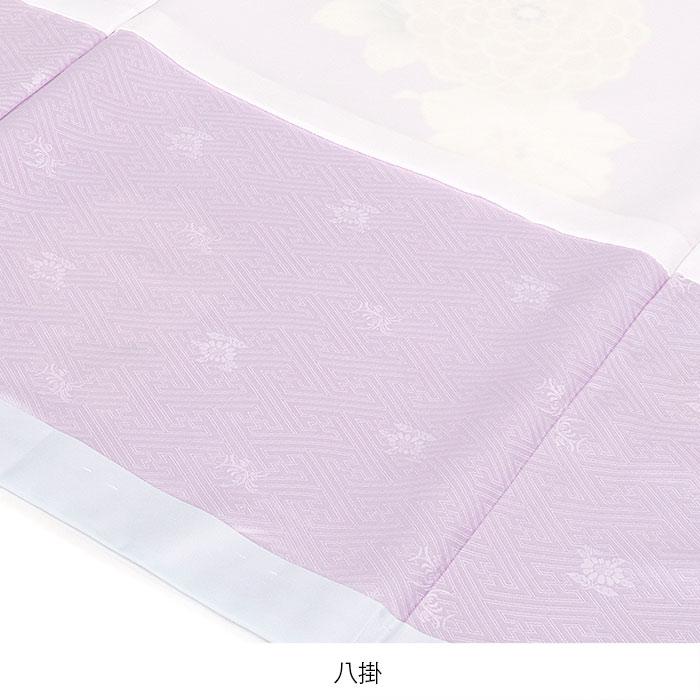 Kisste（キステ） お宮参り 着物 女の子 産着 薄紫 吉祥花 正絹 SALE
