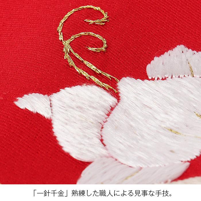 Kisste お宮参り 着物 女の子 産着 赤 胡蝶蘭 蘭 吉祥花 正絹 Kisste お宮参り 着物 女の子 産着 赤 胡蝶蘭 蘭 吉祥花 正絹