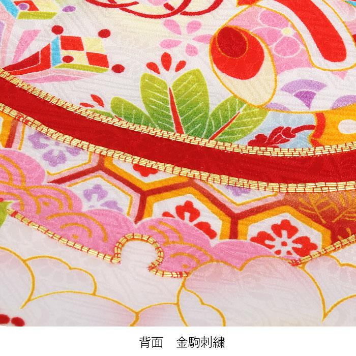 ゆりのはな　七五三　女の子　３歳　祝着　総絞り　総刺繍　金駒刺繍　正絹　I101 ゆりのはな 七五三 女の子 3歳 祝着 総絞り 総刺繍 金駒刺繍