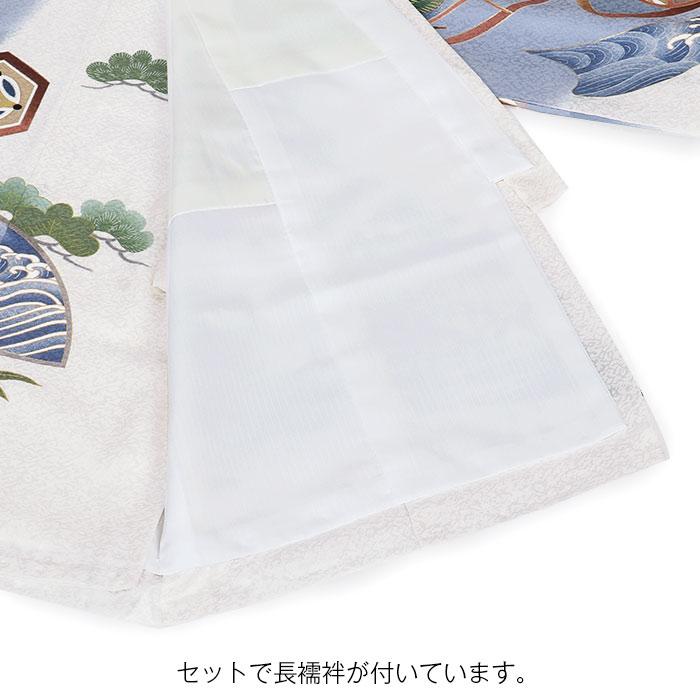 Kisste（キステ） お宮参り 着物 男の子 絹 正絹 掛け着 産着 白 SALE