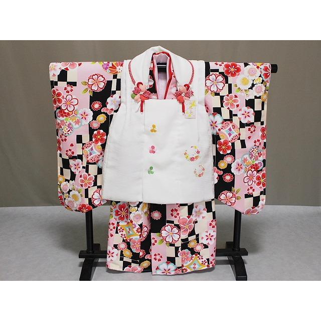 高級ポリエステルの被布セット A1449-03 送料無料 三歳用の被布セット