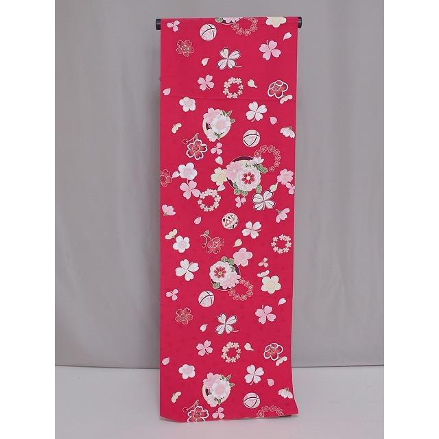 交織小紋 A1506-05 送料無料 新作ポリエステル着尺 ジュニア着物 小紋  