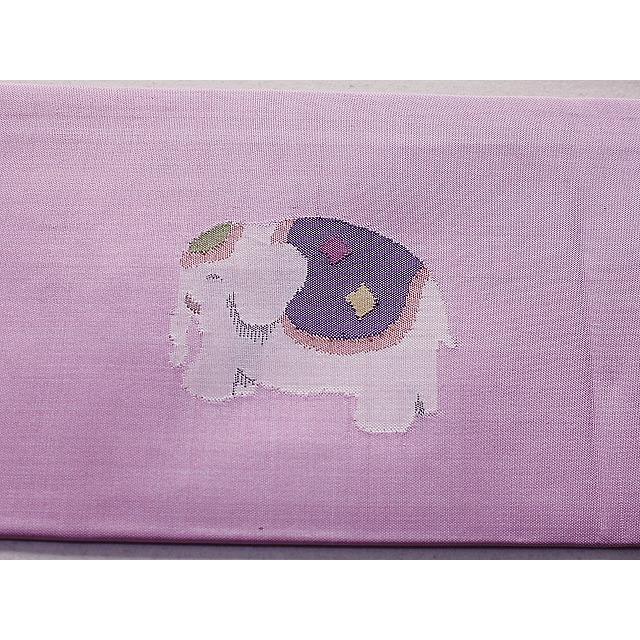 正絹名古屋帯 H0210-02 送料無料 訳あり・難あり お仕立て済み 正絹
