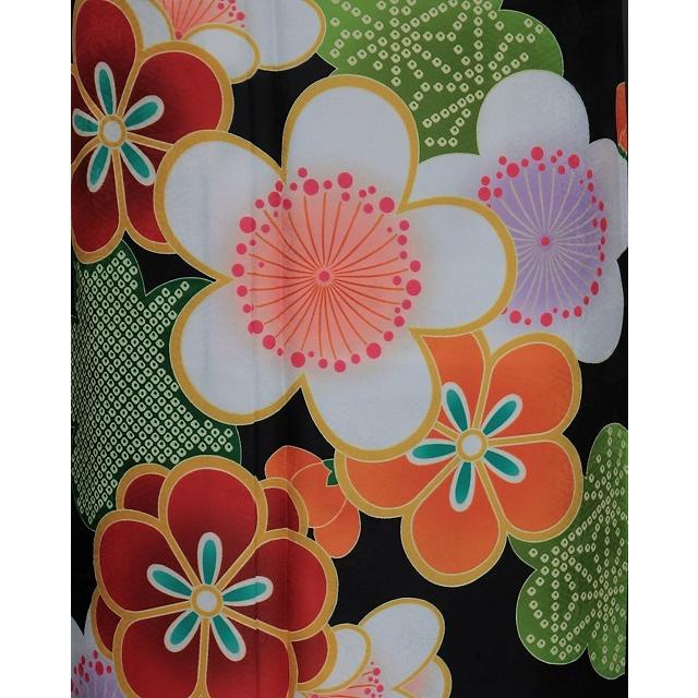 ポリエステル絵羽振袖 K0318-06 送料無料 成人式に 袴姿に 洗える振袖