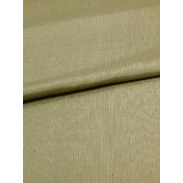 正絹 男物着物 小千谷紬 鶯茶の画像