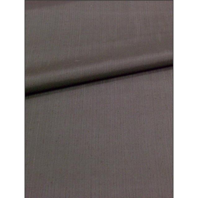 正絹 男物着物 小千谷紬 公家小豆色の画像