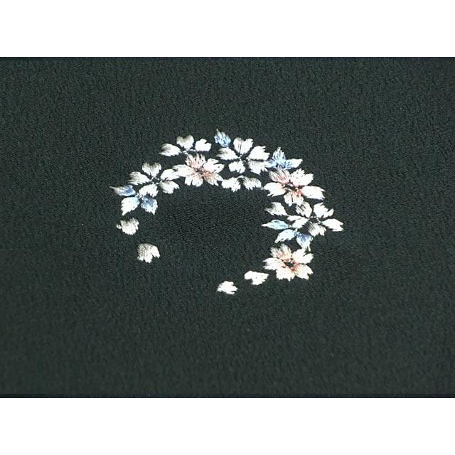 華紋 一つ紋（縫い紋・刺繍紋）加工 6番柄 色・大きさ調整可