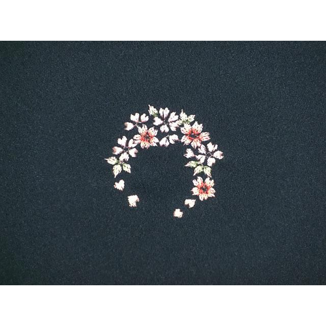 華紋 一つ紋（縫い紋・刺繍紋）加工 6番柄 色・大きさ調整可_3
